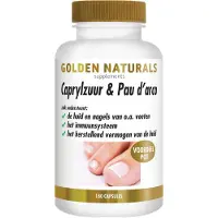 Golden naturals Caprylzuur & pau d'arco (180 capsules)