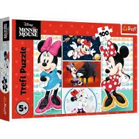 Trefl Puzzel 100 Stukjes - Vrolijke Minnie Mouse