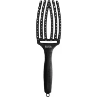 Olivia Garden Fingerbrush Care Iconic Nylon Bristles Zwart