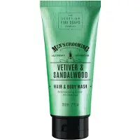 The Scottish Fine Soaps Company Scottish Fine Zeeps Men's Grooming Vetiver & Sandalwood Hair & Body Wash Gel - 200ml | Voor Mannen