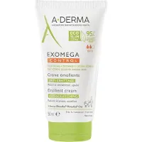 Derma Exomega Control Emolliërende Crème anti-jeuk | Droge huid met neiging tot atopisch eczeem 50 ml Crème