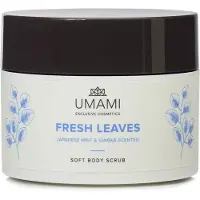 Umami Exclusive Cosmetics Fresh Leaves Soft Body Scrub Japanese Mint & Ginger 250 ml