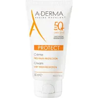 A-Derma Protect Crème Spf50+ | Zeer hoge zonnebescherming | Zonder Parfum 40 ml Crème