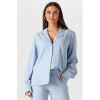 Studio Amaya Dames Blazers Noomi - Lichtblauw - Maat XL
