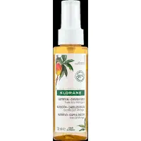 Klorane Mango Voedende olie | Voedend & glans | Droog haar 100 ml Olie