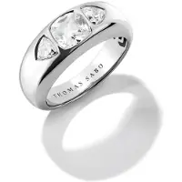 Thomas Sabo - TR2525-051-14-60 - Ring - Dames - 925 Zilver - Bold Elegance - Ringmaat 60