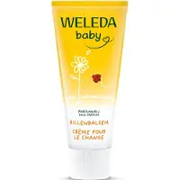 Weleda Baby Calendula Billenbalsem Parfumvrij - Billenzalf - Helpt Geïrriteerde Babybillen Herstellen - Beschermt Tegen Luieruitslag - 100% Natuurlijke Ingrediënten - 75ml