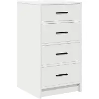 vidaXL Dressoir Wit 40 x 41 x 75 cm Bewerkt hout