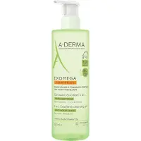 A-Derma Exomega Control Gel Lavant Émollient 2in1 500 ml