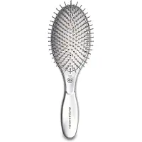 Olivia Garden Expert Care Borstel Oval Nylon Bristle Silver