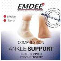Emdee Elastische Ondersteuning Enkel Art. 57620 Maat S Bandage - 1stuks