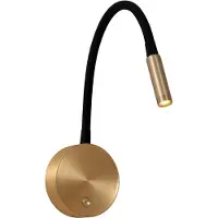 Lucide Bedlampje Asja dimbaar goud