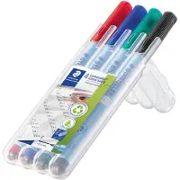 Staedtler Lumocolor correctable pen M - box 4 kleuren