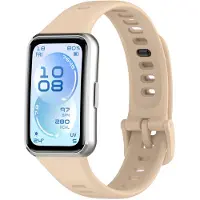 Strap-it Siliconen bandje geschikt voor Huawei Band 11 / Huawei Band 11 Pro (Roze)