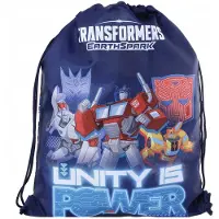 Transformers - Gymtas – 44 x 33 cm – Sporttas / Zwemtas Kinderen – Blauw