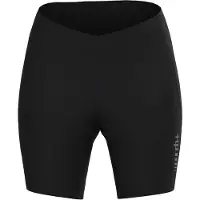 RH+ RH+ Pace HW Short 18cm Dames - Premium Fietsbroek Flow Pad - Zwart - Zwart ZWART - Maat XL