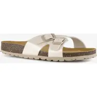 Hush puppies dames bio slippers goud maat 42