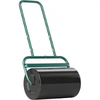 Outsunny gazonroller - staal/metaal - 58x32,5x113 cm - donkergroen