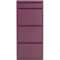 Kare design Schoenenkast Caruso paars 3+1 laden