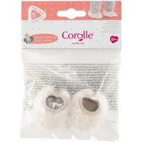 Corolle poppensloffen - zachte sloffen accessoire voor pop 30cm.