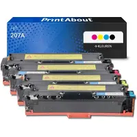 PrintAbout Toner 207A (W2210/11/12/13A) 4-kleuren Multipack geschikt voor HP