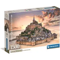 Clementoni - Puzzel - 1500 Stukjes - Mont Saint-Michel Rising - Puzzel Voor Volwassenen - High Quality Collection