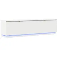 vidaXL TV Kast 180 x 38 x 49 cm Wit Bewerkt hout