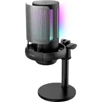 Trust GXT 238 Auron - USB Microfoon - Gaming en Streaming - Cardioïde - RGB Verlichting - Zwart