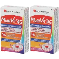Forte pharma MultiVit' 4G Weerstand 2x30 St Tabletten