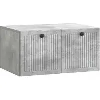 vidaXL Wandmontage TV-kast Betongrijs 59,5 x 41 x 30 cm Bewerkt hout