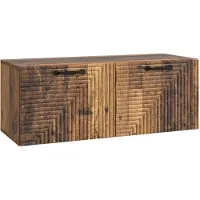 vidaXL Wandmontage TV-kast Oud hout 78,5 x 31 x 30 cm Bewerkt hout
