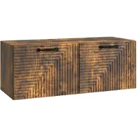 vidaXL Wandmontage TV-kast Gerookt eiken 78,5 x 31 x 30 cm