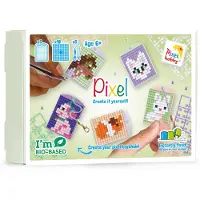 Pixelhobby medaillon thema box - huisdieren
