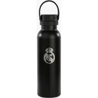 Real Madrid Thermosfles Real Madrid C.F. Marineblauw Siliconen Roestvrij staal