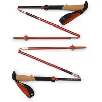 Black Diamond - Wandel- / trekkingstokken - Pursuit Carbon Flz Trek Octane voor Unisex - Maat 125 cm - Zwart