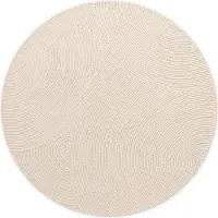Home Collection Vloerkleed Calmio Rond - Creme ø 120 cm