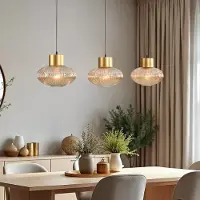LumenXL Hanglamp 3-lichts met amber glas - Imara