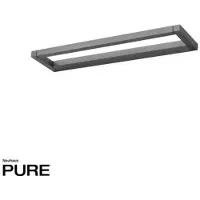 Paul Neuhaus Strakke Wandlamp Pure Puro Grijs 50cm