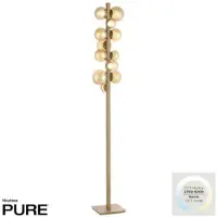 Paul Neuhaus Bronzen Vloerlamp Pure Popup Design