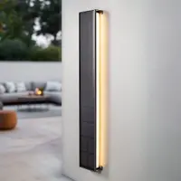 LumenXL Dimbare solar wandlamp voor buiten Dorien - antraciet