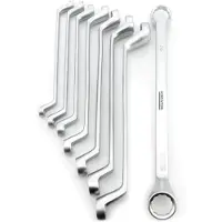 Kreator KRT500005 sleutelset dubbele ring - 8 st. - 6 tot 22 mm