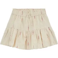 We fashion Rok beige / goud / lila / oranje