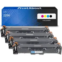PrintAbout Huismerk HP 220A (W2200/01/02/03A) Toner 4-kleuren Multipack