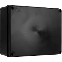Hobby Hall S-Box Serie - Opbouwdoos - 300x220x120 - Zwart - IP65