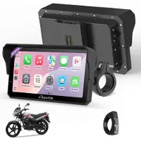 Carpuride W602S Pro - 6-inch - CarPlay voor motorfietsen - plug-and-play BM05-beugel - Type-C-poort