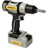 Stanley Jr. Battery Operated Drill Educational Toy Zilver Kinderen
