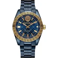 Carlo colucci Analoog horloge 'Dottori' blauw / goud