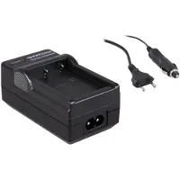PATONA 2in1 oplader voor Fujifilm NP-W126 (Lader), Stroomvoorziening voor de camera, Zwart