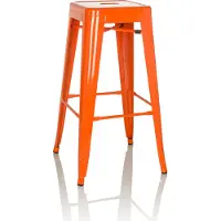 Hjh OFFICE Barkruk Vantaggio Hoog metaal oranje