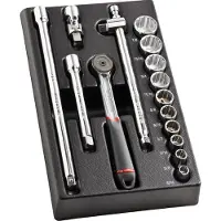Facom Module 3/8” 6-Kant Doppen En Ratel - Inch - MOD.J161-212U